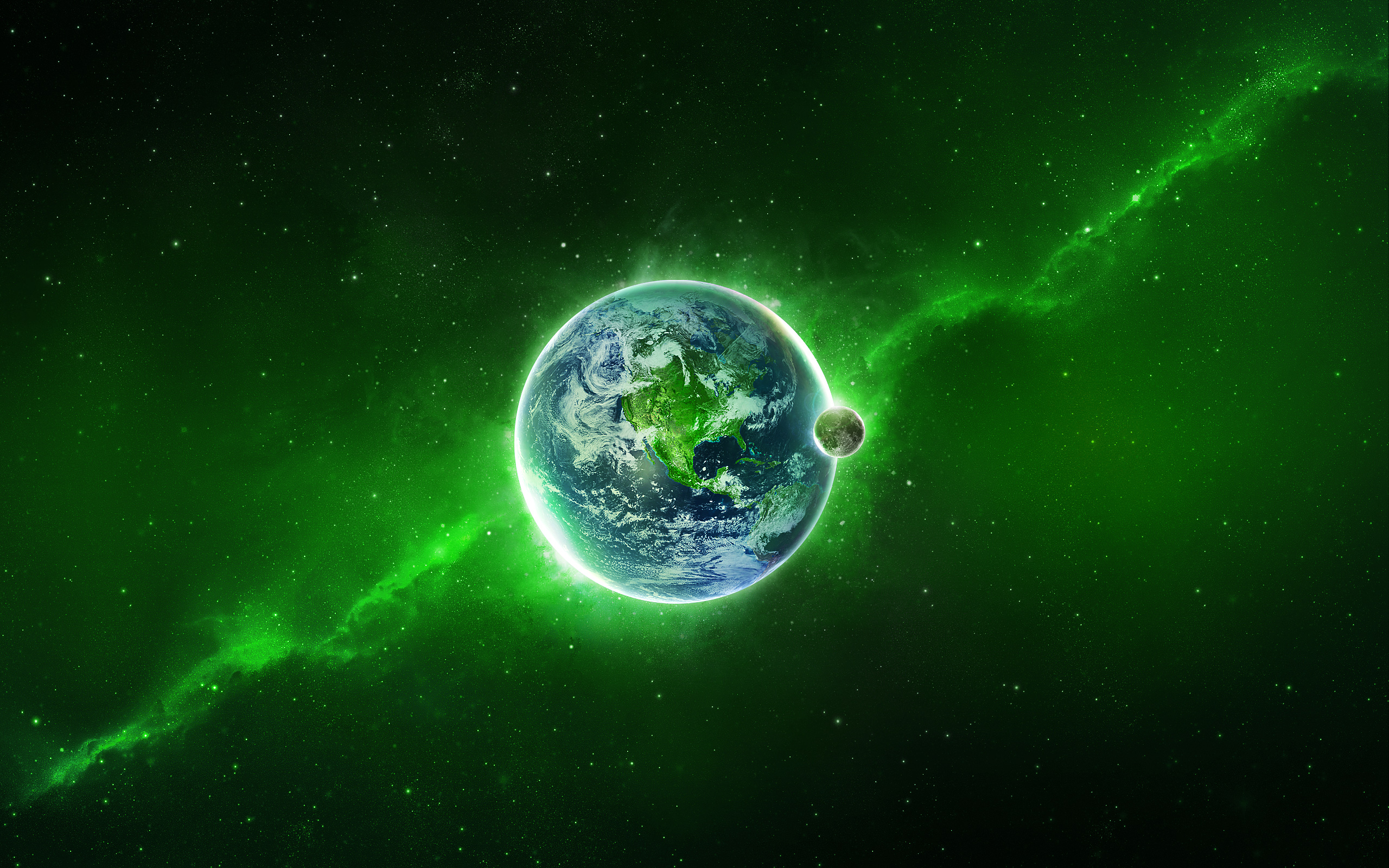 planet-earth-green-cosmos-stars-glow-milky-way